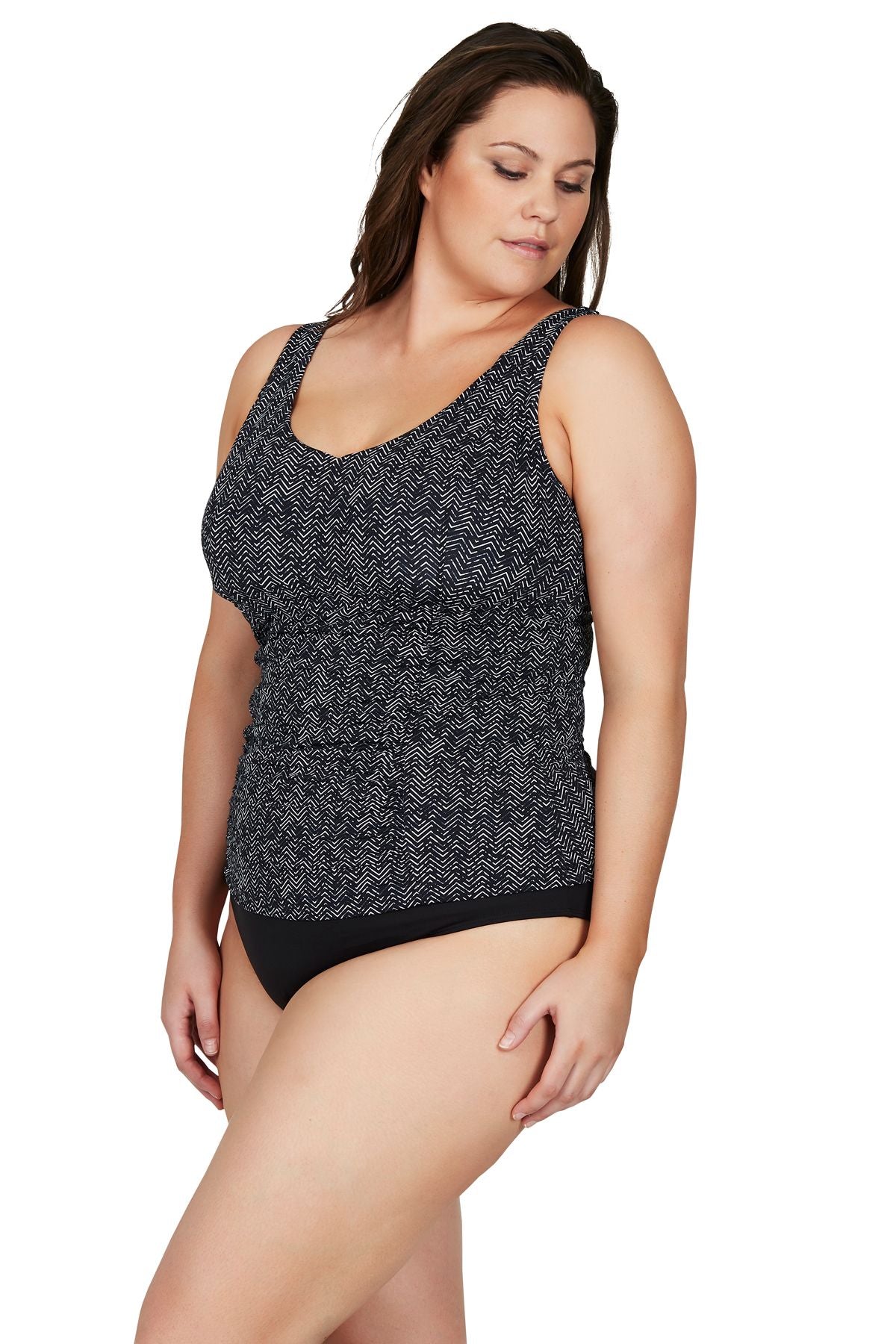Artesands Zig Zag Raphael E/F U/Wire Tankini Top
